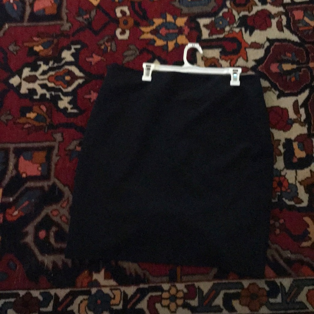 Black skirt.